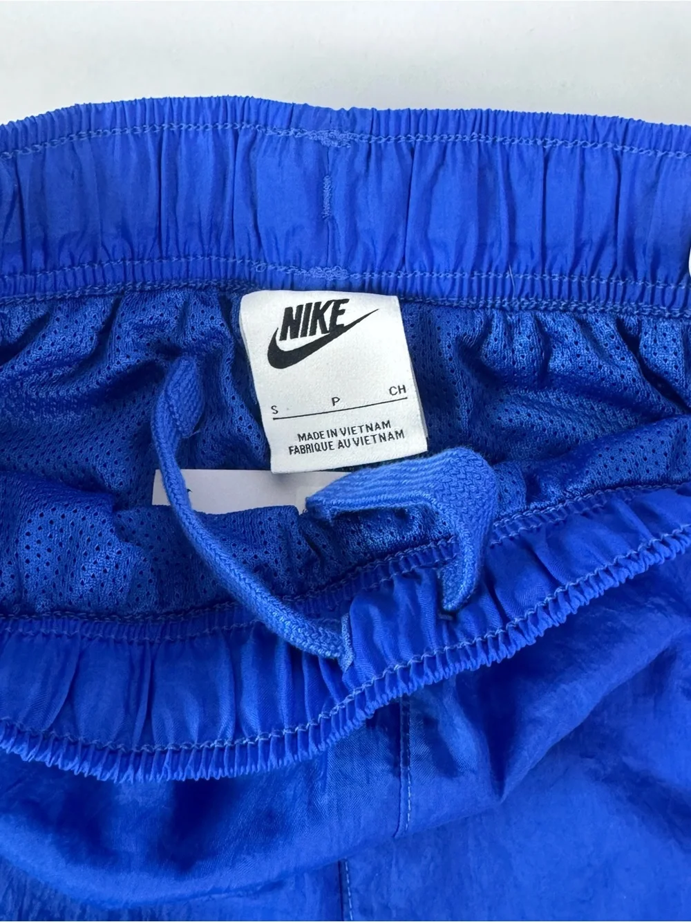 Nike Boys Outfit White & Blue Striped Tee with Nike Logo Shorts - Size Small - Picture 9 of 12